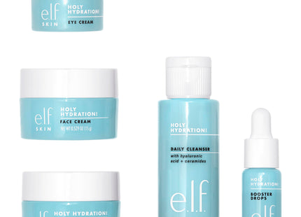e.l.f. SKIN Holy Hydration! Hydrated Ever After Skincare Mini Kit, Cleanser, Makeup Remover, Moisturizer & Eye Cream For Hydrating Skin.