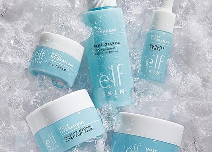 e.l.f. SKIN Holy Hydration! Hydrated Ever After Skincare Mini Kit, Cleanser, Makeup Remover, Moisturizer & Eye Cream For Hydrating Skin.
